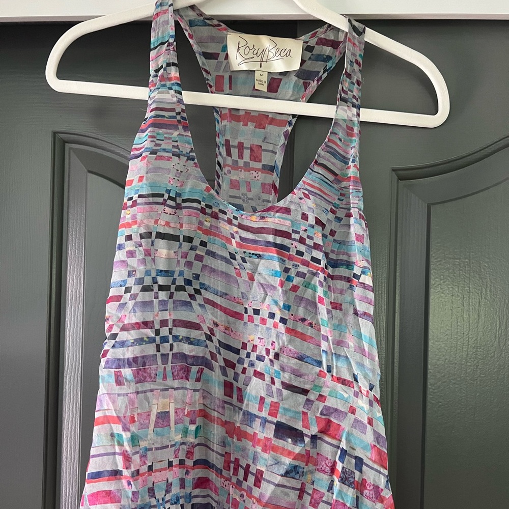 Silk tank top